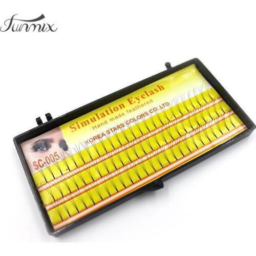 South Korean imports of plant cultivation imitation mink eyelashes false eyelashes 0.15C single grafted soft natural sc-005