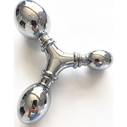 Removable Metal G-spot Massger Av Stick Three Balls Anal Butt Plug BDSM Stimulate Gay Dilator Adult Product Sex Toys For Couples