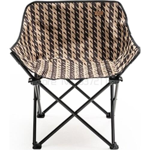Outdoor folding chair portable recliner leisure director chair picnic fishing backrest chair Moon chair