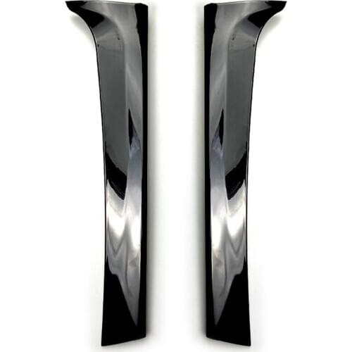 Back Window Rear Spoiler Side Wing Splitter Trim for Tiguan MK2 2017 2018 Gloss Black 2Pcs