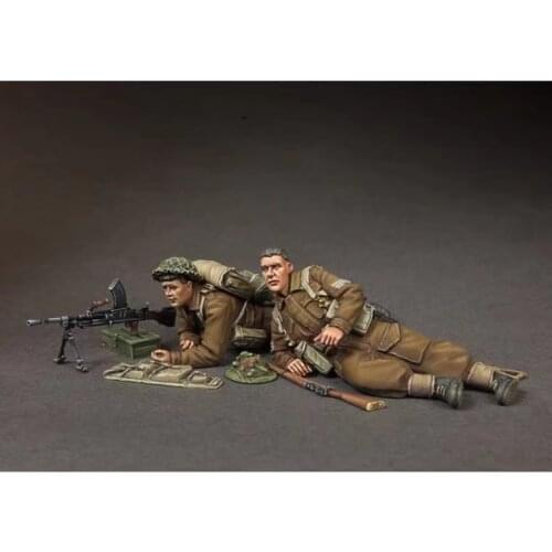 1/35 Resin Figures Model kits 2 figures Unassambled Unpainted 318