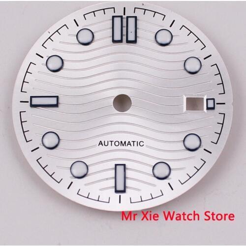 31mm Adjust ETA 2824 2836 MIYOTA series 82 movement black/gray/blue/silver white sterial Watch dial