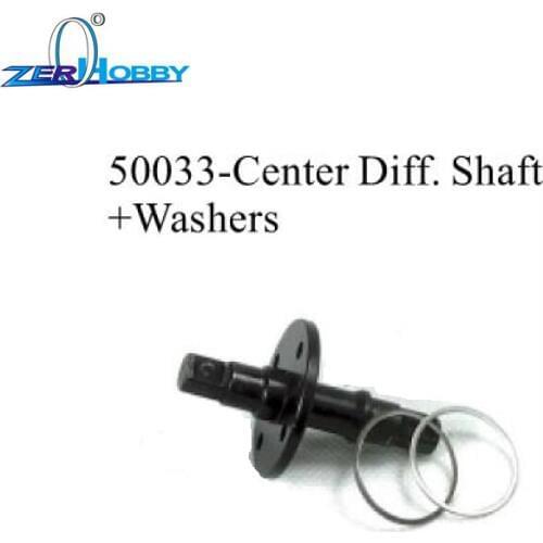 HSP RACING RC CAR SPARE PARTS ACCESSORIES 50033 CENTER DIFF. SHAFT AND WASHERS FOR 1/5 GAS BAJA 94054 AND 1/5 GAS TRUCK 94050