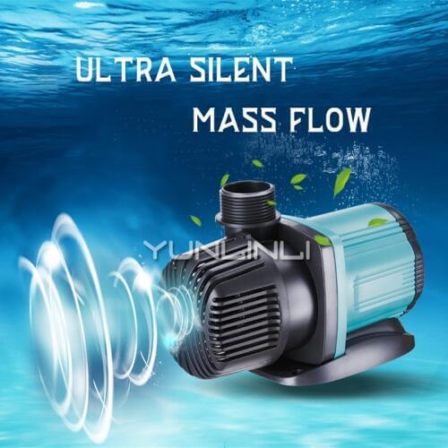 Silent Fish Tank Water Pump 220V Frequency Conversion Fish Pond Diving Mute Amphibious Dual-purpose Circulating Pump