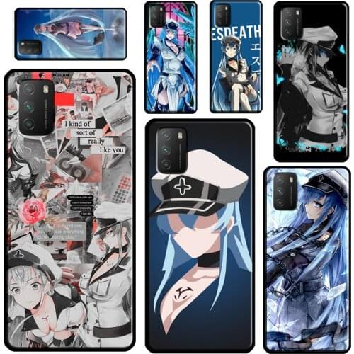 Esdeath Akame ga Kill anime For Xiaomi Mi 11 Ultra 9T 10T Pro Mi Note 10 Lite Phone Case For POCO X3 Pro M3 F1 F2 F3
