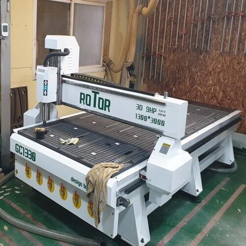 ROBOTEC 1325 Wood Carving Machine/ 3d Wood CNC Router/ 4x8 Feet CNC Milling Machines Woodworking CNC With CNC Lathe