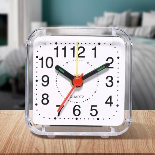 Creative Electronic Clock Silent Alarm Clock Mini Clock Desk Clock Beep Travel Alarm Clock Bedroom Decor reloj despertador