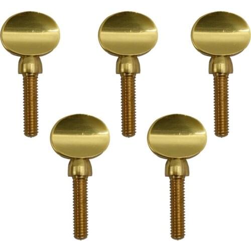 Gold Copper Clarinet Saxophone Sax Neck Tightening Screws Soprano Alto Tenor Woodwind Instrument Parts Pack of 5
