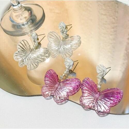Korean New Design Fashion Jewelry Exquisite Copper Inlay Color Zircon Flower Leaf Garland Women Earrings