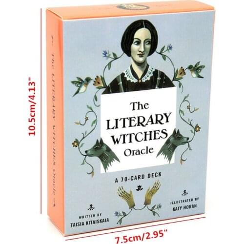 The Literary Witches Oracle 70 Cards Tarot Deck English Family Party Board Game