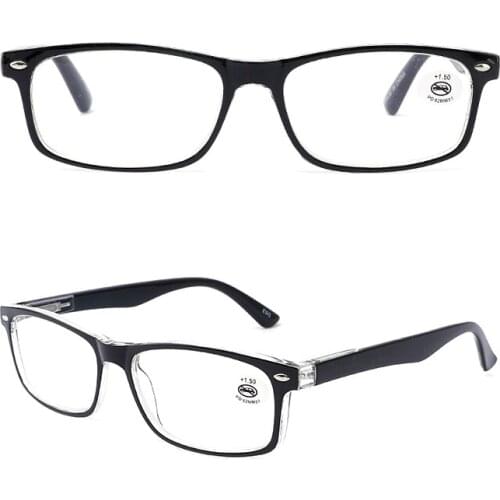 Mens Designer Fashion Reading Glasses for sale in high quality Square Black Readers for Woman Red Purple Blue Discount case