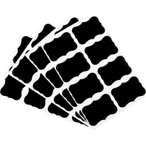 24PCS/LOT Blackboard Stickers Chalkboard Lables Wedding Sticky Notes Home Kitchen Removable Waterproof Chalkboard Tags KC1379