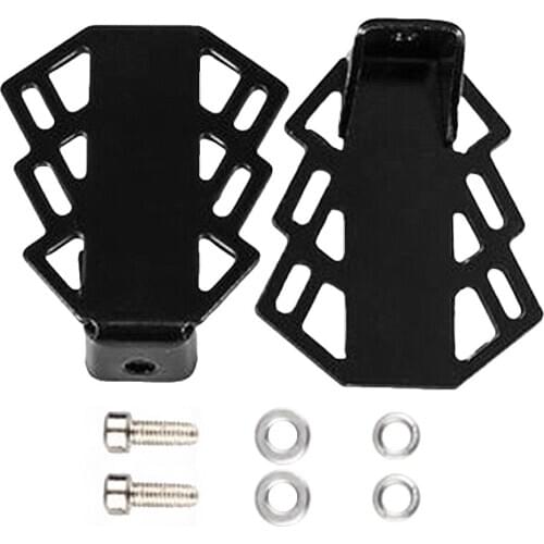 Stainless Steel Mountain Bike Rear Foot Pedal Thicken Bicycle Rear Folding Pedals For Bike Rear Platform Foot Pedal Stand