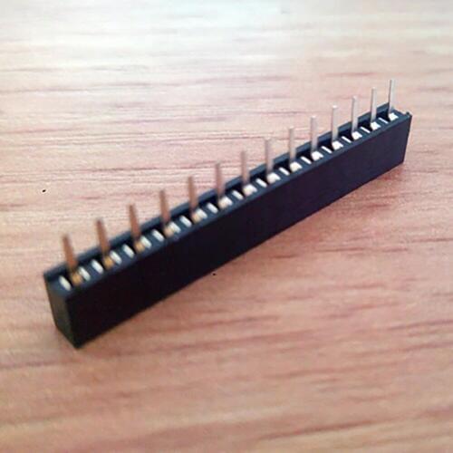 14 P Single Row Female Seat 2mm Hole Spacing Pin Block Connector Socket for RM04 Module100PCS/lot Q027