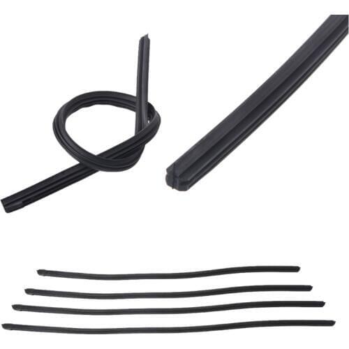 Universal Refill Rubber 8mm Frameless Wiper Blade Replace Black Rubber 18" 22" 24" 26"