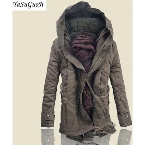YaSuGuoJi Men's Down Jackets With A Hood