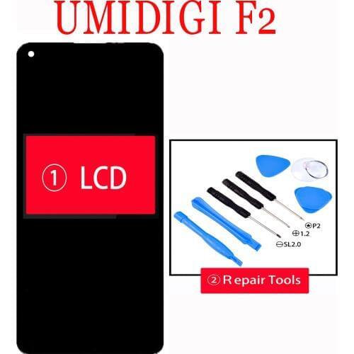 6.53" For Umidigi Power 3 LCD Display+Touch Screen 100% Original Tested LCD Digitizer Glass Panel Replacement For power 3 +tools