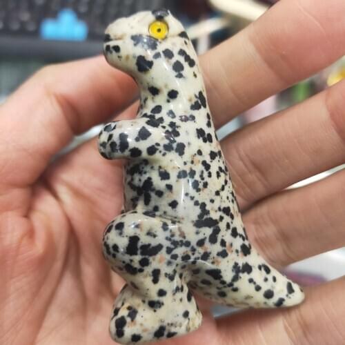 1pcs Natural mineral Crystal Hand Carved Crafts Dinosaur Healing Stone Figurine Reiki Mini Animal Art Decorative Gift