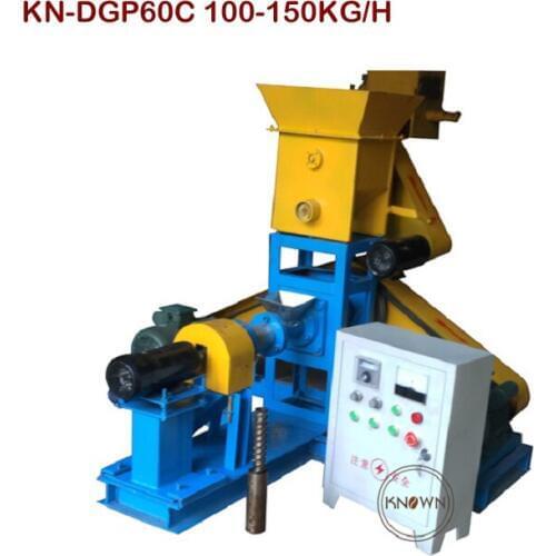 100-150KG/H Floating Fish Feed Pellet Making Puffing Machine Feed Processing Machines Animal Feed Equipment