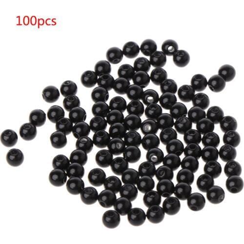 100pcs 3-12mm Black Safety Doll Eyes Sewing Beads For DIY Bear Stuffed Toys Scrapbooking Crafts 090B