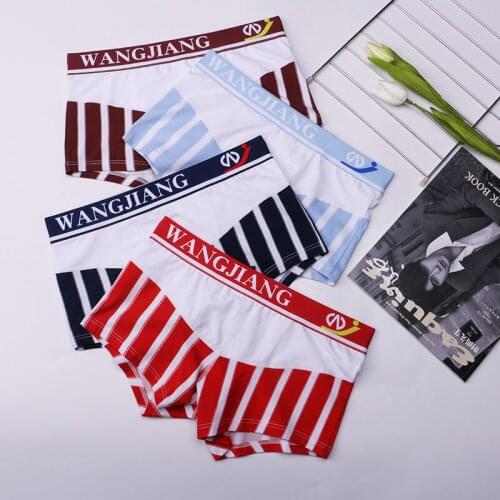 2020 Fashion Mens Cotton Boxers Sexy Panties Underwear Male Gay Shorts Man Hipster penis pouch Underpants Erotic Lingerie