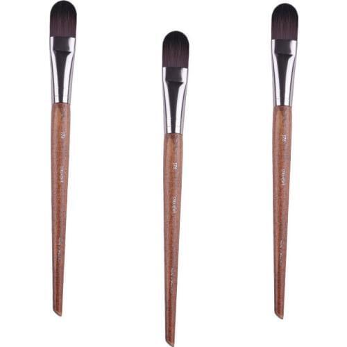 3Pcs Precision Large Concealer Makeup Brush # 176 Eye Applicator Slight Foundation Drip Details Basic Makeup Tools