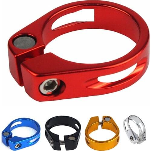WEST BIKING 31.8mm Aluminum Alloy Bike Seat Post Clamp Cycling Seat Tube Screw Clamps Road Mountain Bike Seatpost Clamping