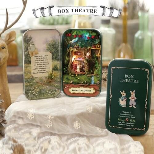 3D DIY Miniature Doll House BOX Theatre Series Forest Rhapsody Wooden Puzzle Gifts for Birthday Anniversary Mothers Day