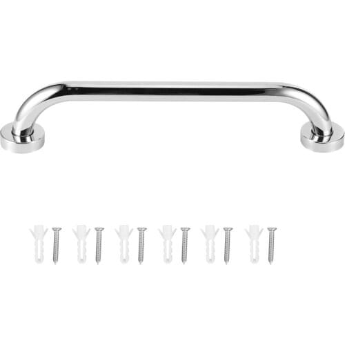 42.5cm Stainless Steel Bathtub Hand Bar Bathroom Safety Handle Armrest Elderly Children Safety Rail Grab Bar