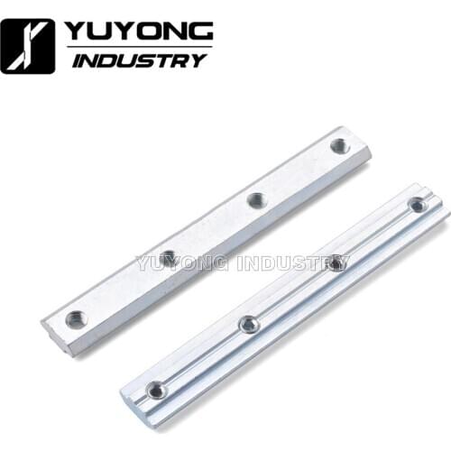 5pcs/Lot Zinc-Plated 180° V-slot Straight Joint Inside Connector Bracket for 20 Series V Slot with 8mm grub screws