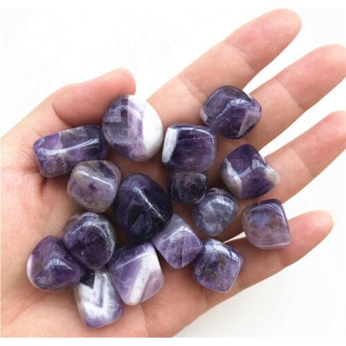 50g 10-20mm Natural Dream Amethyst Crystal Stones Bulk Tumbled Gem Stone Healing Decoration Natural Quartz Crystals