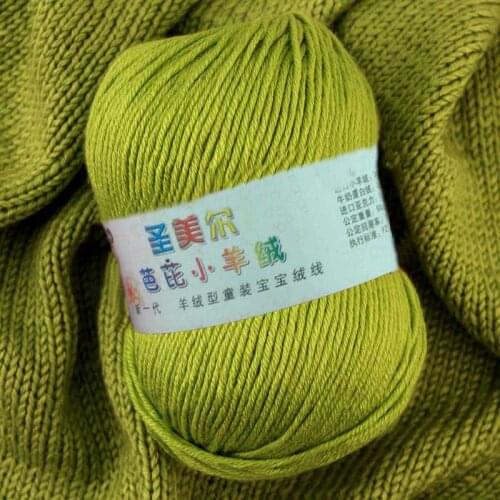 50g Cashmere Baby Craft Sale Wool Sweater Yarn NEW diy Knitted Cotton Crochet Knitting Knitting Coloured 6PLY soft