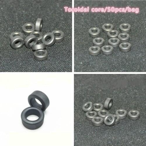 8X4X3mm toroidal core ferrite bead inductance ring cable filter black 50pcs/bag