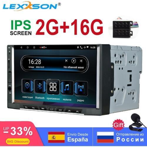 2din android 8.1 car radio stereo Octa Core 2G 16G GPS Navigation AM/FM/RDS Auto Radio 7 inch IPS Touch Screen 1024X600 SWC WIFI