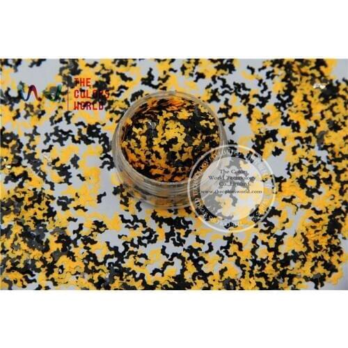 BFP5-206 Halloween Glitter mix Solvent Resistant glitter colors shapes spangles for nail polish Art or other DIY decoration