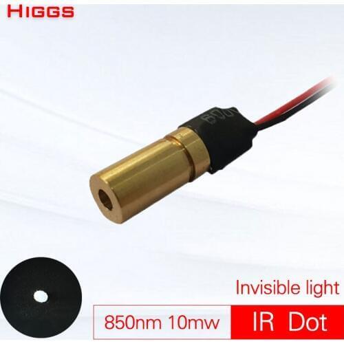 850nm 10mw infrared dot laser module IR invisible light interactive touch transmitter laser head of robot location radar
