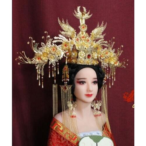 Chinese Queen hat Tang Dynasty Phoenix Crown Luxury