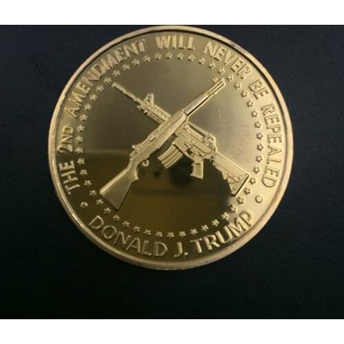 2020 Decoration Crafts 2018 King Donald Trump Gold Plated Coin Commemorative Gifts Collection