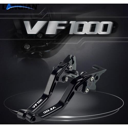 For Honda VF1000 Motorcycle Short Aluminum Adjustable Brake Clutch Levers VF 1000 1997 1998 1999 2000 2001 2002 2003 2004 Parts