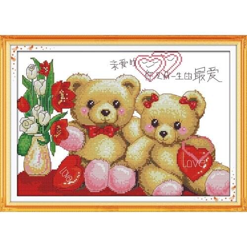 Love of a life cross stitch kit 14ct 11ct count print canvas stitching embroidery DIY handmade needlework