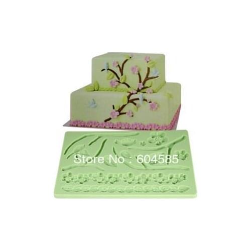 Lace Shaped Silicone Mold Fondant Cake Decoration Baking Tool