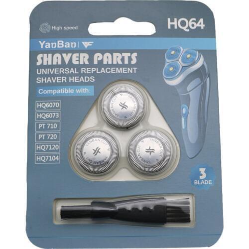 3pcs Replacement Shaver Head for philips HQ64 HQ54 HQ6070 HQ6071 HQ5705 HQ 5710 HQ6073 HQ7310 HQ7325 HQ7320 HQ7340 PT710