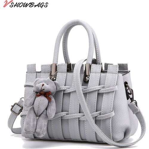 Bolsos mujer de marca famosa 2019 crossbody bags for women PU leather tote bag fashion girl messenger bag