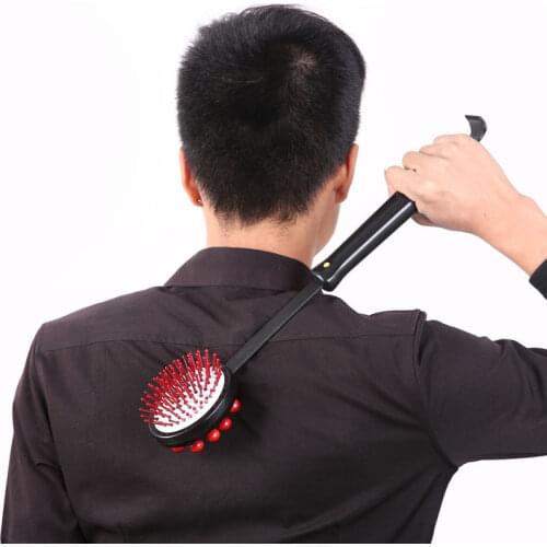 Dual Use Telescopic Back Scratcher Massager Extendable Body Head Full Body Scratch Massage Relaxation For Old People Health Care