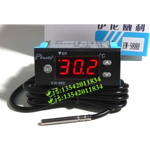 Ewelly Heating thermostat High precision temperature controller Freezer refrigerator freezer thermostat WE-988 WE-988H