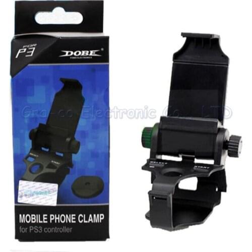 Smart Phone Clip Clamp Mount Adjustable Bracket Handset for Sony Playstation 3 PS3 Gamepad Smart Clip Holder