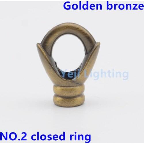 Iron alloy closed ring golden bronze hook Chandelier hook load Lighting accessories DIY