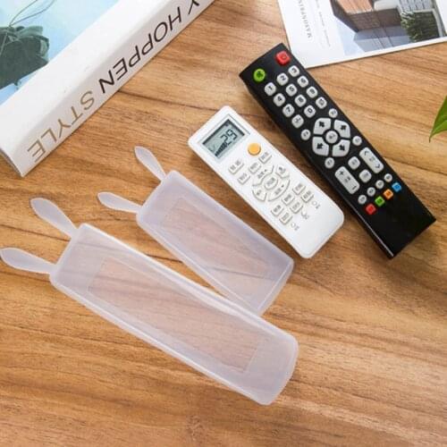 1Pcs Air Conditioner TV Remote Control Cover Dust Cover With Luminous Transparent Silicone Remote Control Protective Cover
