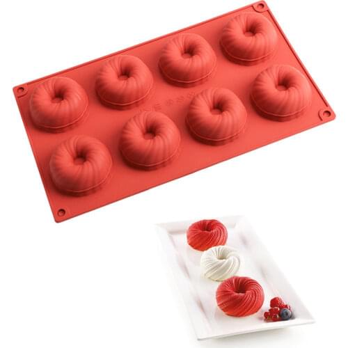 1 Piece 6 Holes Yarn Ball Mold Make Dessert Mousse Cake Baking DIY Utensils Silicone Cake Mould