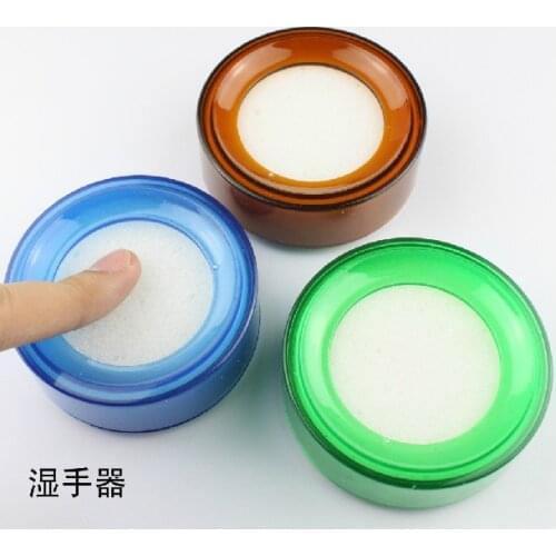 1PC Finger Wet Sponge School Office Accounting Supplies Finger Dampener Finger Wetting Sponge Damper Count Money Paper Creative